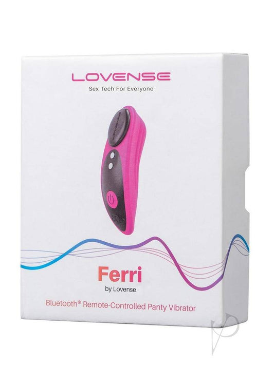 Ferri App Compatible Silicone Panty Vibrator - Pink/Black - Chambre Rouge