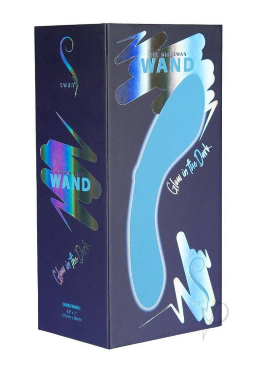 Mini Swan Wand Gitd Blue - Chambre Rouge