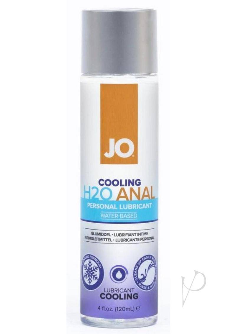 Jo Anal H2o Lube Cooling 4oz - Chambre Rouge