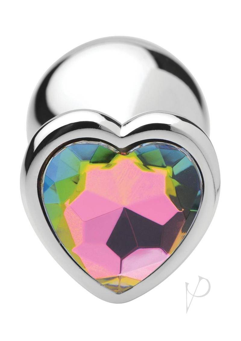 Booty Sparks Rainbow Prism Heart Plug Md - Chambre Rouge