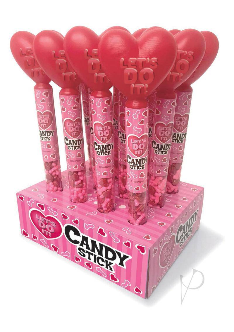 Let's Do It Candy Stick Display 3oz (12 per display) - Chambre Rouge