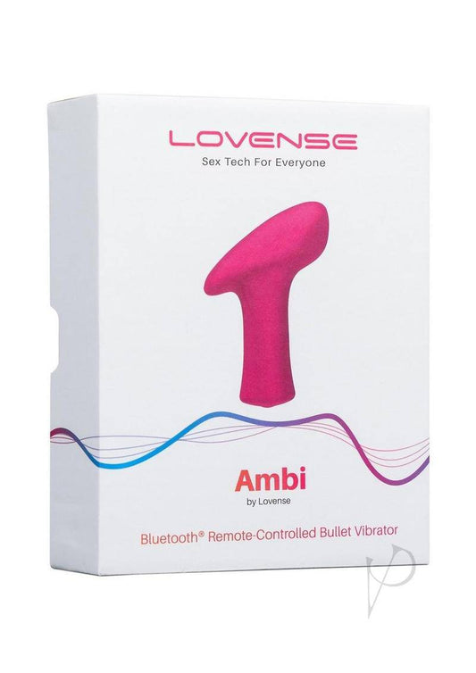 Ambi Remote Controlled Silicone Bullet Vibrator - Pink - Chambre Rouge