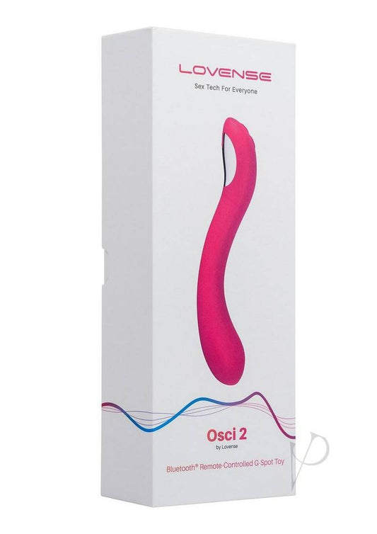 OSCI 2 Rechargeable Remote Control G-Spot Vibrator - Pink - Chambre Rouge