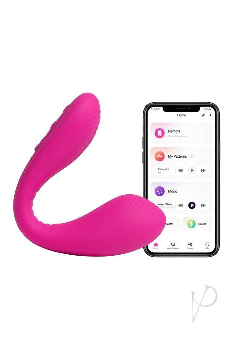 Dolce Silicone Rechargeable Dual Vibrator - Pink - Chambre Rouge