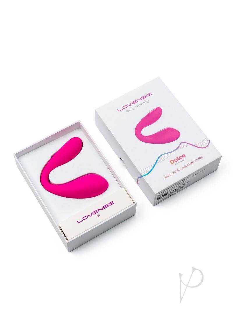 Dolce Silicone Rechargeable Dual Vibrator - Pink - Chambre Rouge