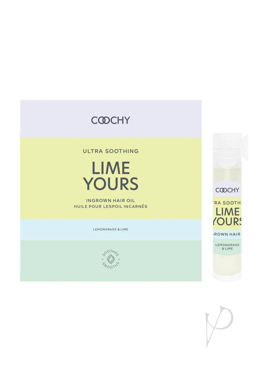 Ultra Soothing Lime Yours Ingrown Hair Oil Lemongrass Lime .06oz Vial with Card - Chambre Rouge
