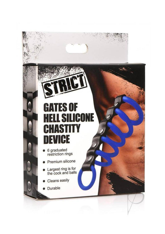 Gates of Hell Chastity - Blue/Black - Chambre Rouge