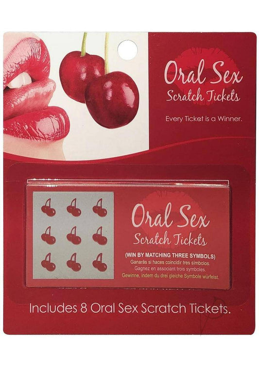 Oral Sex Scratch Tickets - Chambre Rouge