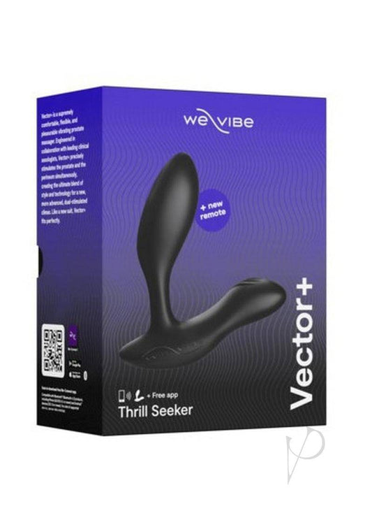 We-Vibe Vector+  Charcoal Black - Chambre Rouge