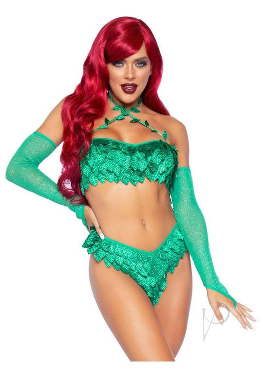 Poison Temptress(3 Piece) - XSmall - Green - Chambre Rouge