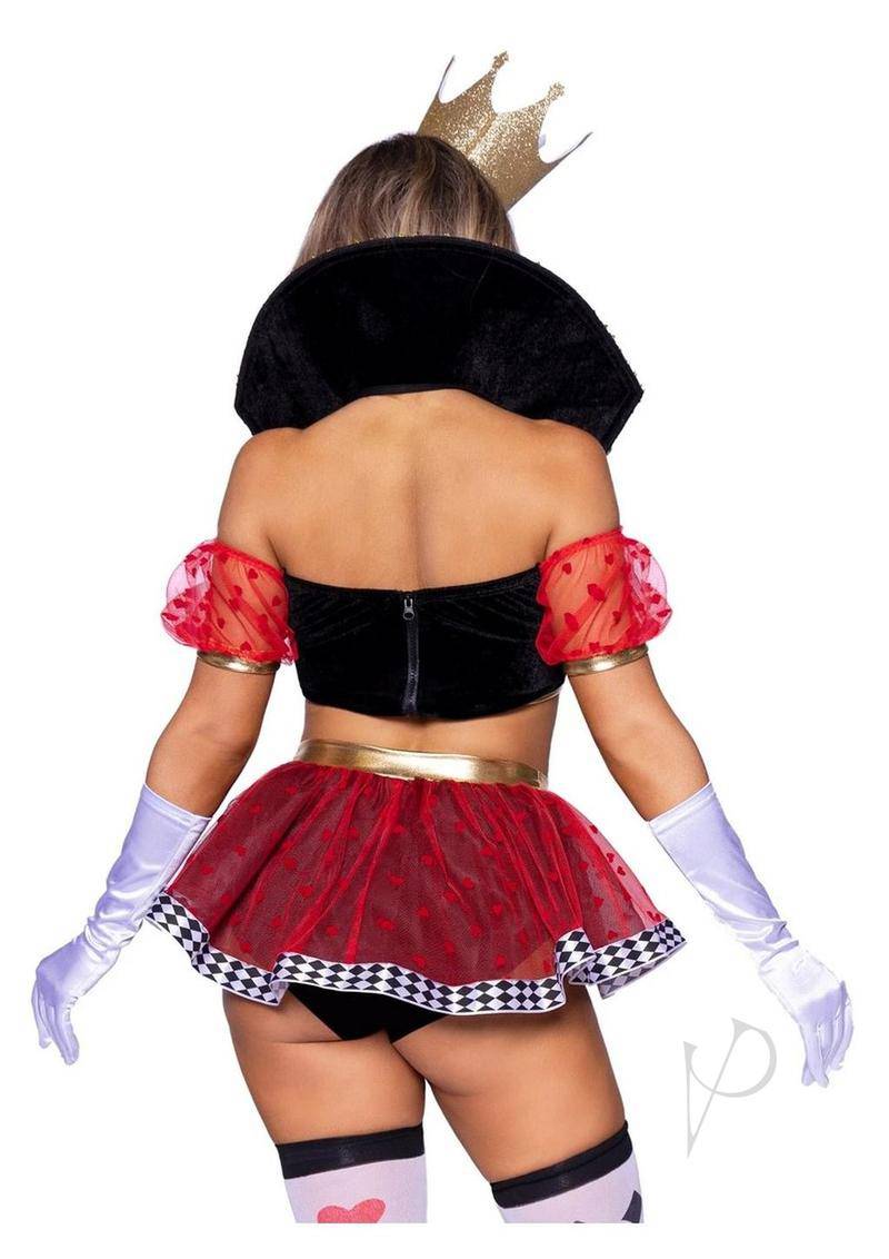 Wicked Wonderland Queen Tow (3 Piece) - Small - Black/Red - Chambre Rouge