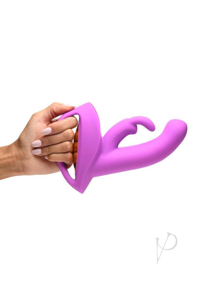 Come Hither Rocker Rechargeable Silicone Vibrator - Purple - Chambre Rouge