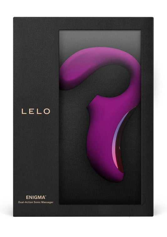 Enigma Rechargeable Dual Stimulator - Deep Rose Magenta - Chambre Rouge
