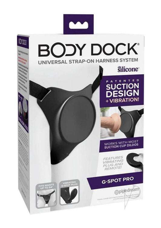 Body Dock G-Spot Pro Strap-On - Black - Chambre Rouge
