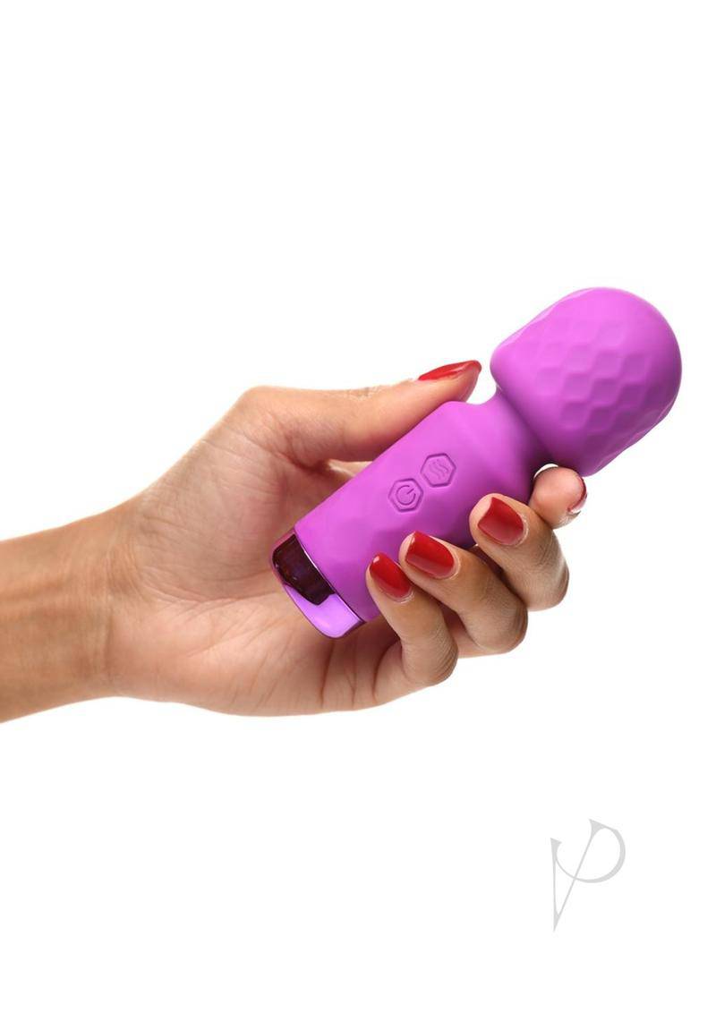 Bang! 10X Mini Silicone Rechargeable Wand - Purple - Chambre Rouge