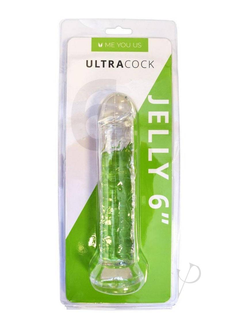 ME YOU US Ultracock Jelly Dong 6in - Clear - Chambre Rouge