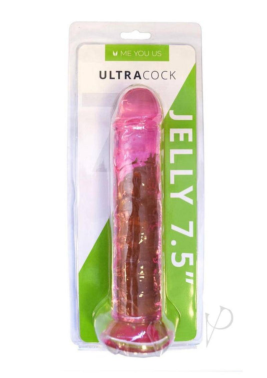 ME YOU US Ultracock Jelly Dong 7.5in - Pink - Chambre Rouge