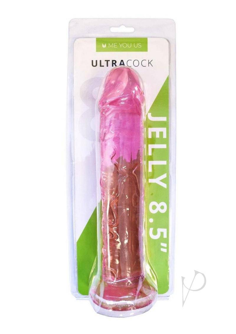 ME YOU US Ultracock Jelly Dong 8.5in - Pink - Chambre Rouge