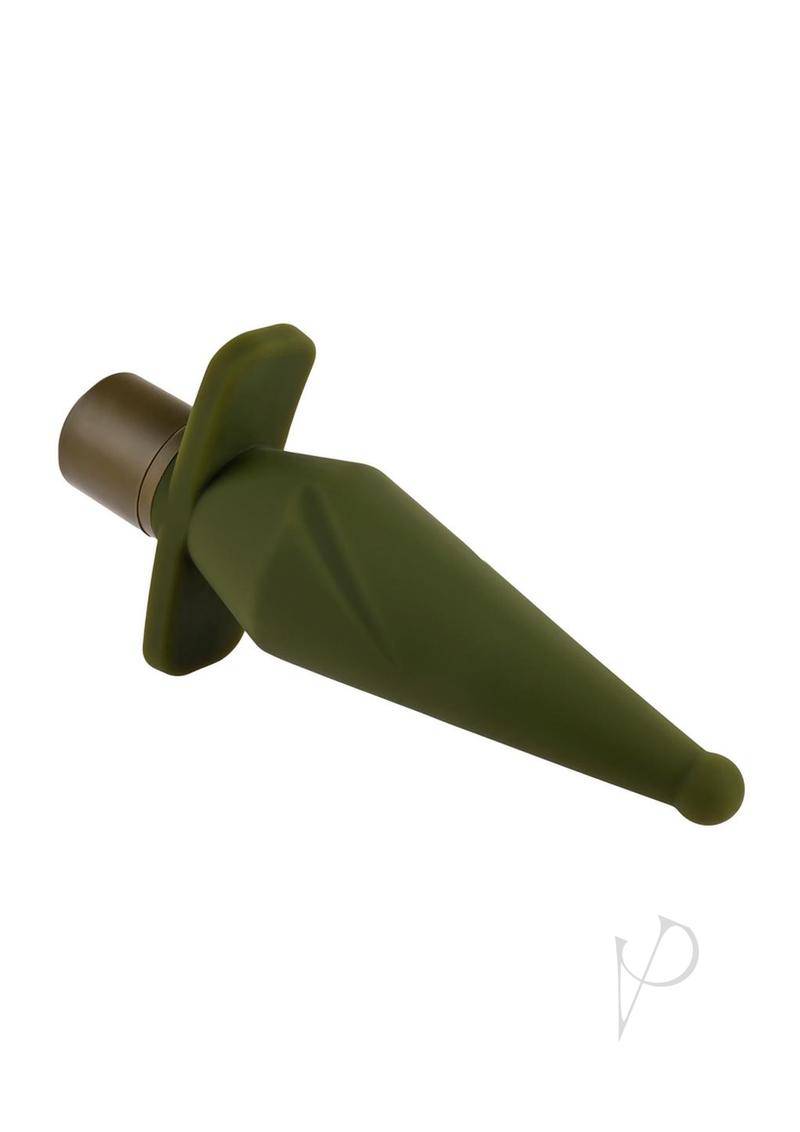 Selopa The Private Rechargeable Silicone Anal Plug - Green - Chambre Rouge