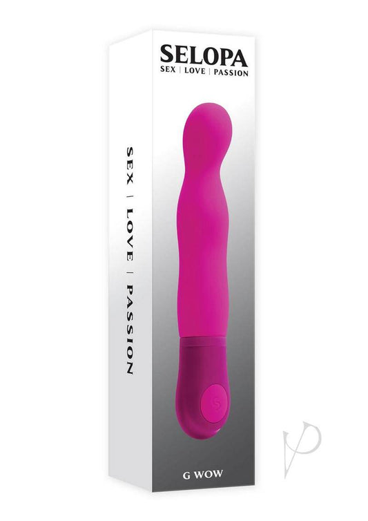 Selopa G Wow Silicone G-Spot Vibrator - Pink - Chambre Rouge