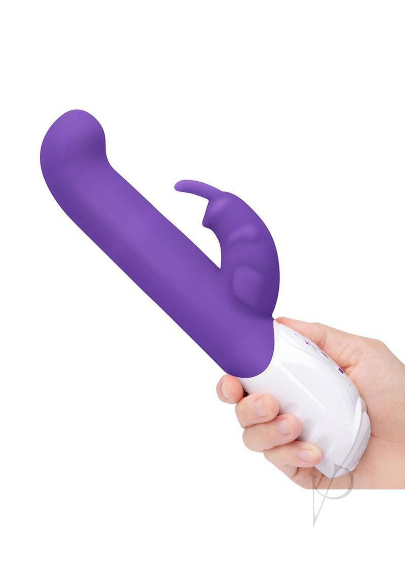 Rabbit Essentials Silicone Rechargeable Come Hither G-Spot Rabbit - Purple - Chambre Rouge