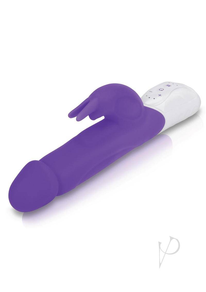 Rabbit Essentials Rechargeable Silicone Realistic Rabbit - Purple - Chambre Rouge