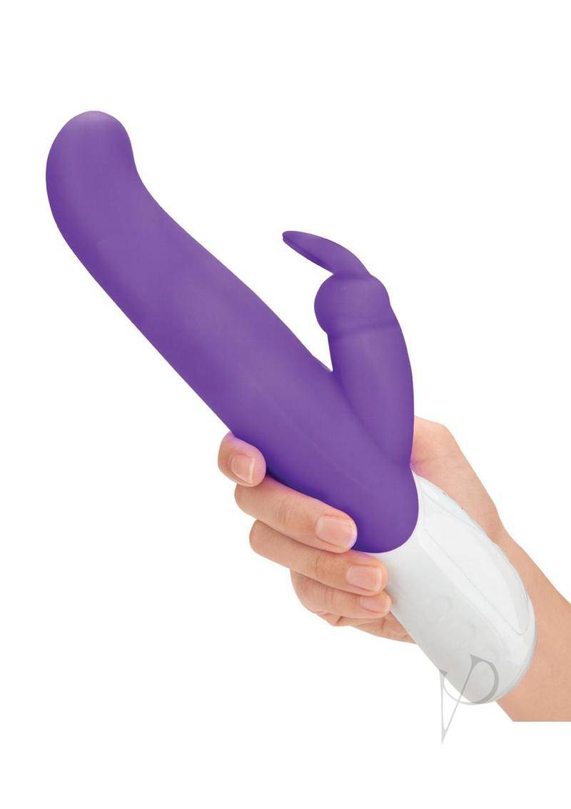 Rabbit Essentials Silicone Rechargeable G-Spot Rabbit Vibrator - Purple - Chambre Rouge