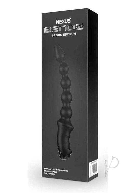 Bendz Remote Control Bendable Rechargeable Silicone Prostate Massager - Black - Chambre Rouge