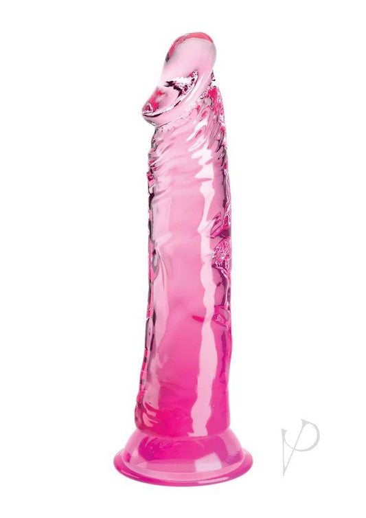 King Cock Clear Dildo 8in - Pink - Chambre Rouge