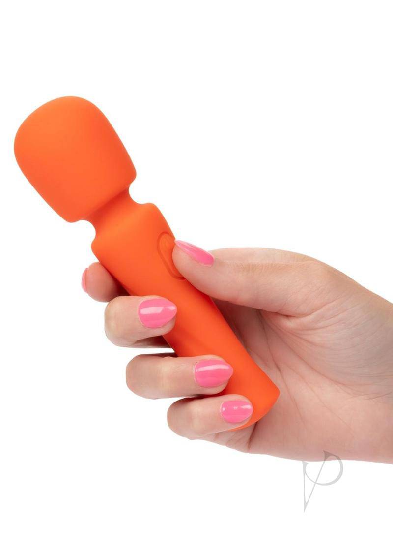 Stella Liquid Silicone Rechargeable Mini Massager - Orange - Chambre Rouge