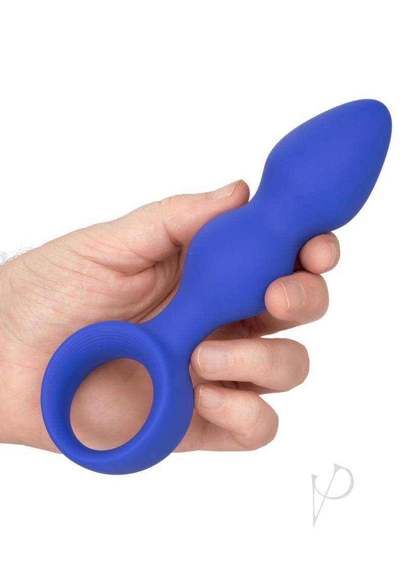 Admiral Advanced Beaded Silicone Anal Probe - Blue - Chambre Rouge