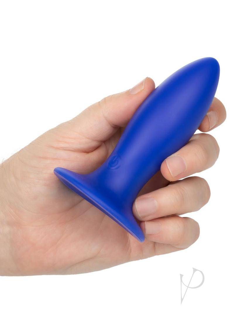 Admiral Liquid Silicone Vibrating Torpedo Rechargeable Anal Probe - Blue - Chambre Rouge