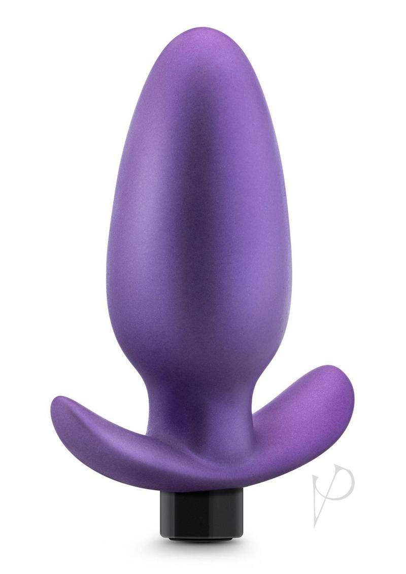 Anal Adventures Matrix Exceisor Plug Rechargeable Silicone Anal Plug - Astro Violet - Chambre Rouge