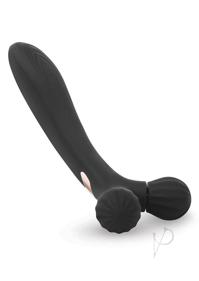 Bodywand ID Roller Rechargeable Silicone All in One Massager - Black - Chambre Rouge