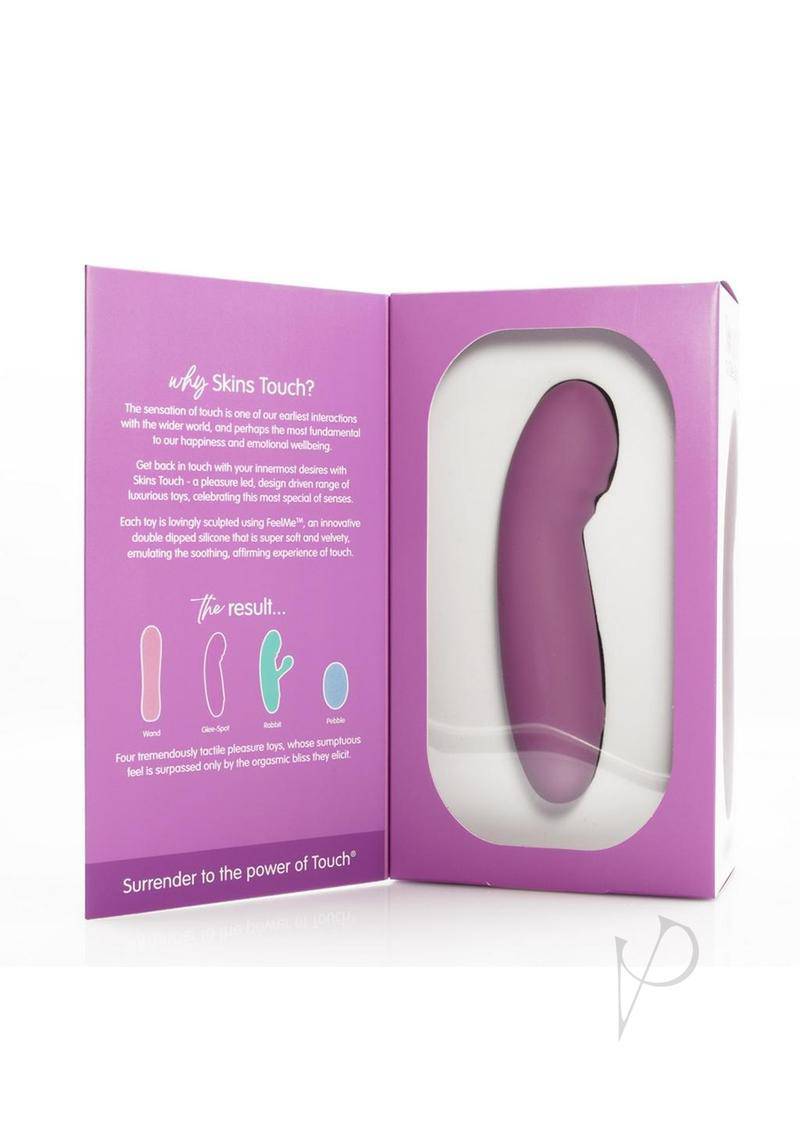 Skins Touch The Glee Spot Rechargeable Silicone Vibrator - Lavender - Chambre Rouge