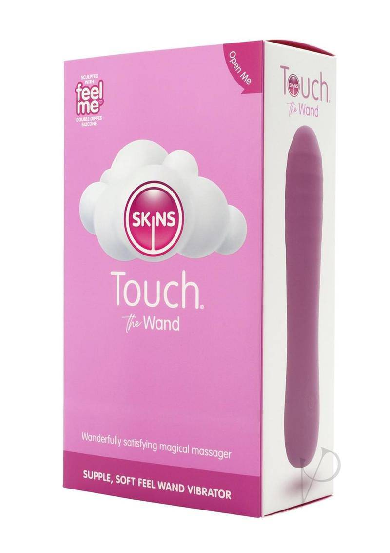 Skins Touch The Wand Rechargeable Silicone Vibrator - Pink - Chambre Rouge