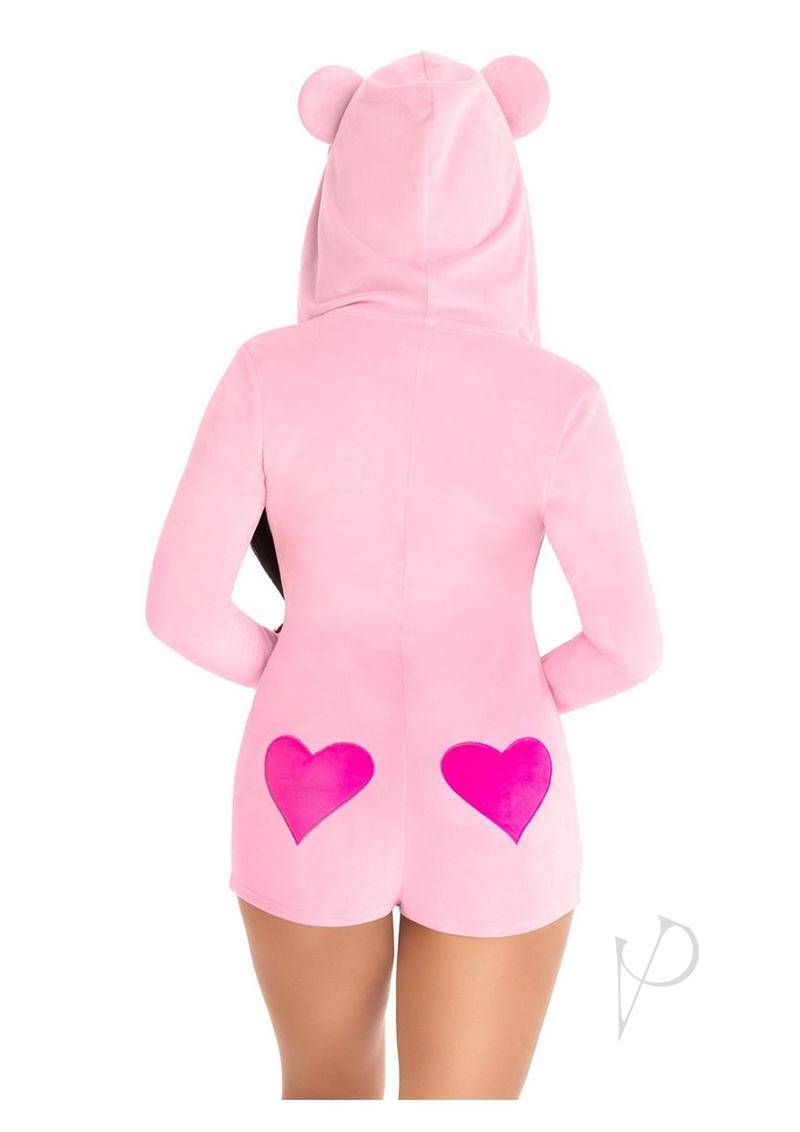 Sweetheart Bear Romper Sm Pnk - Chambre Rouge