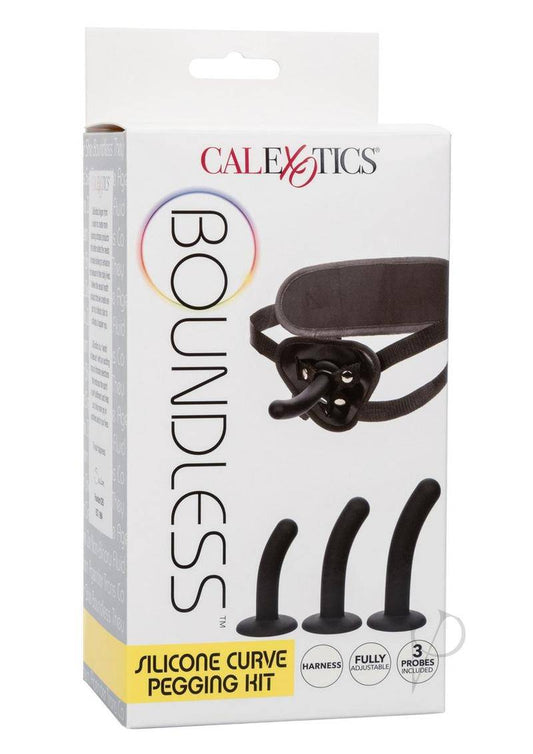 Boundless Silicone Curve Pegging Kit - Black - Chambre Rouge