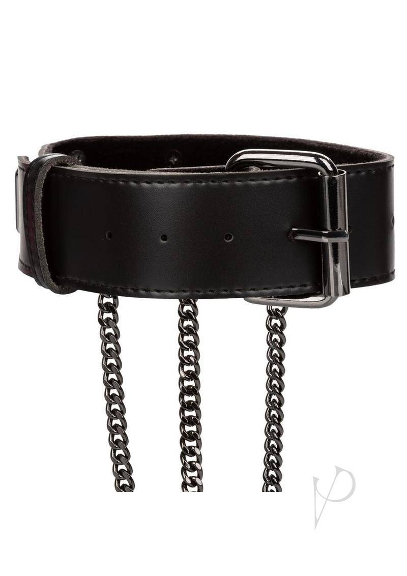 Euphoria Coll Multi Chain Collar Harness - Chambre Rouge