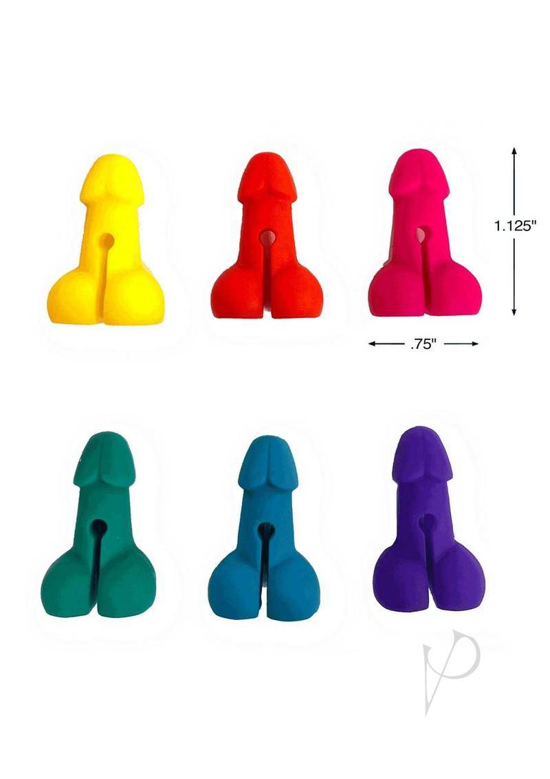 Super Fun Penis Cocktail Markers 6pc - Chambre Rouge