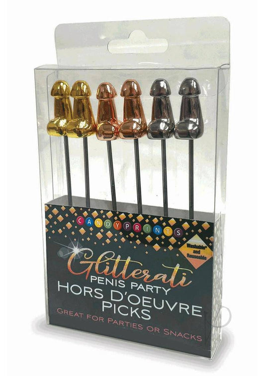 Glitterati Hor D`oeuvres Picks 6pc - Chambre Rouge