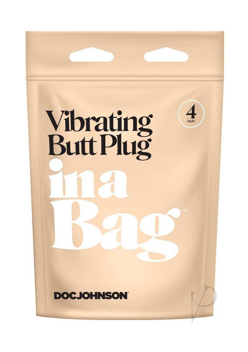 In A Bag Vibrating Butt Plug 4 Black - Chambre Rouge