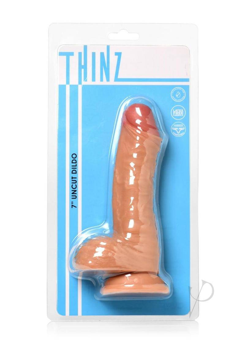 Thinz Dildo With Foreskin 7 Vanilla - Chambre Rouge