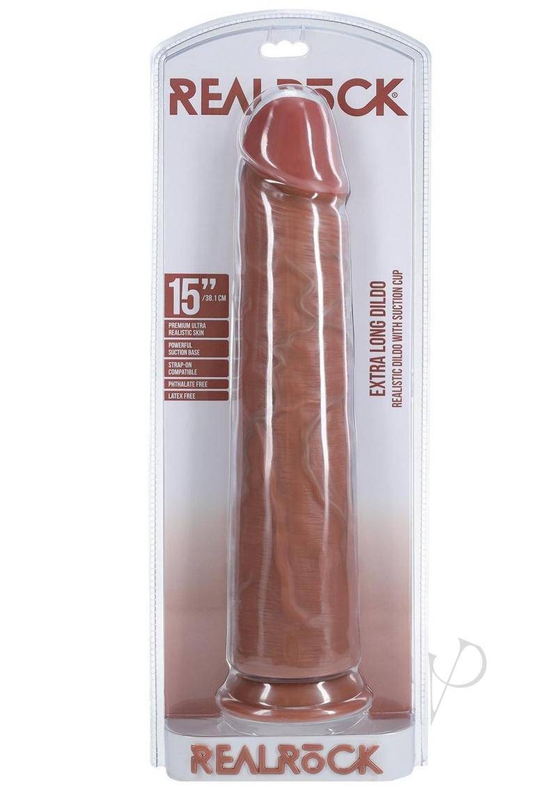 Realrock Xl Straight 15 Tan - Chambre Rouge