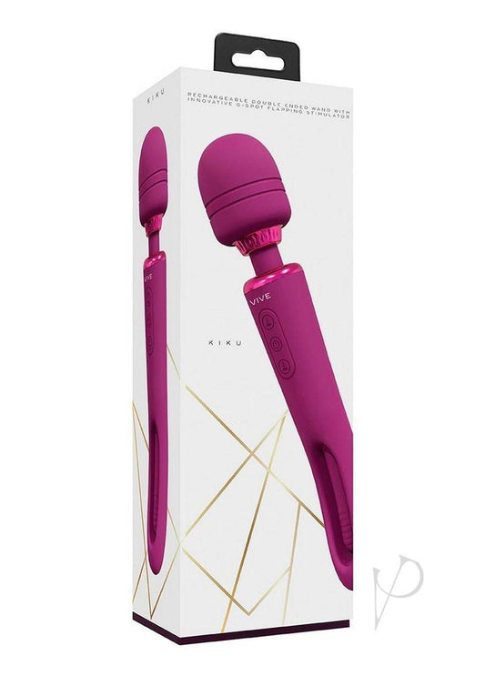 Kiku Double Ended Wand Pink - Chambre Rouge