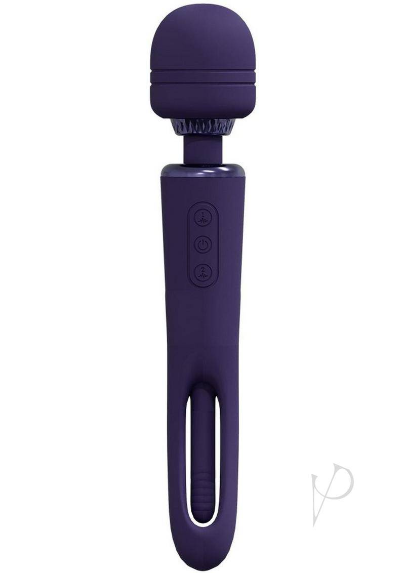 Kiku Double Ended Wand Purple - Chambre Rouge