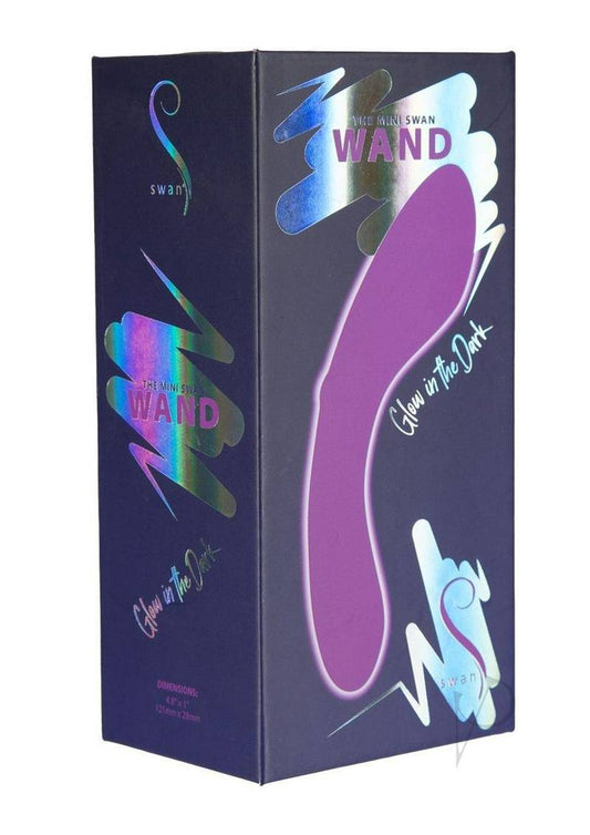 Mini Swan Wand Gitd Purple - Chambre Rouge