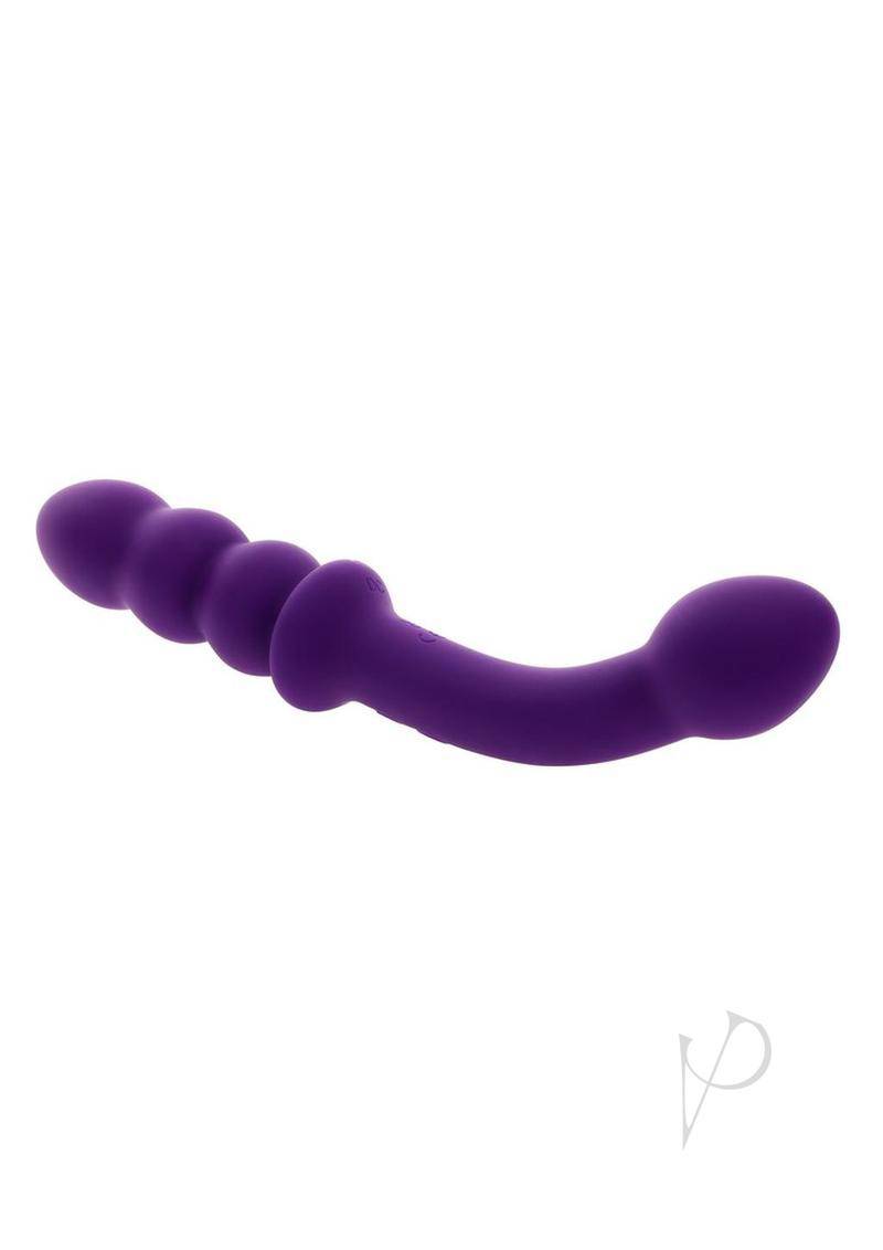 Playboy The Seeker Rechargeable Silicone Dual Vibrator - Purple - Chambre Rouge