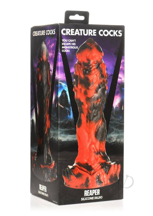 Reaper Silicone Dildo - Red/Black - Chambre Rouge