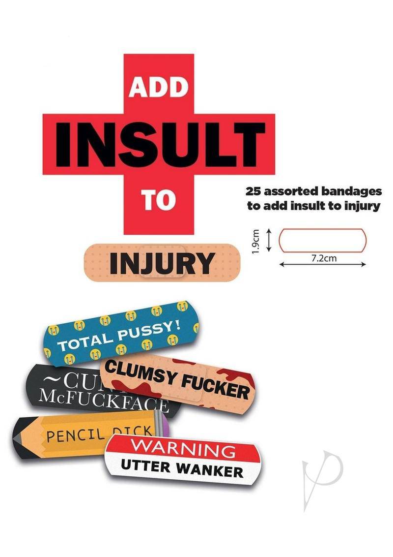 Add Insult to Injury Bandages (12 Tins per Display) - Chambre Rouge